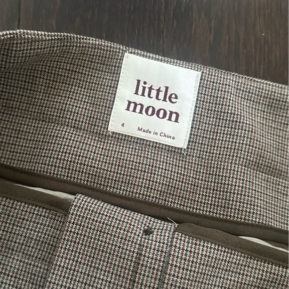 Little Moon by Aritzia Daylily Plaid Mini Skirt | Size 4 - Picture 5 of 8